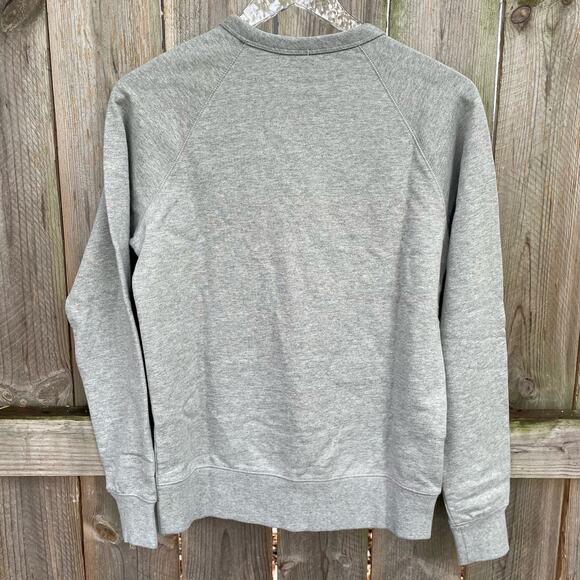 Everlane Sweatshirt 100% Human Pullover Crew Neck Gray XXXS NWT Sustainable - Picture 2 of 10